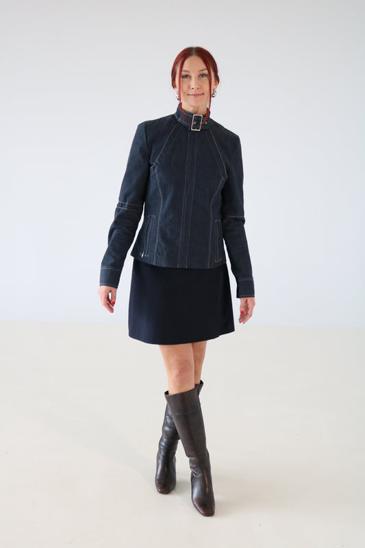 VESTE CHIC BLEU MARIN