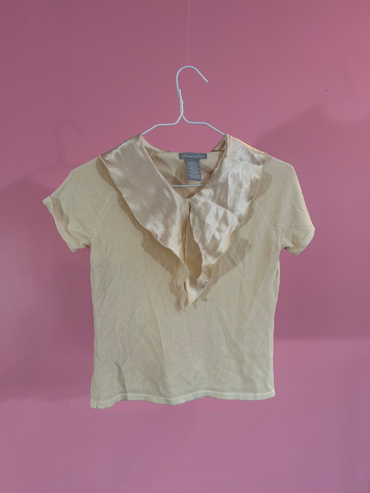 CHANDAIL JAUNE VINTAGE