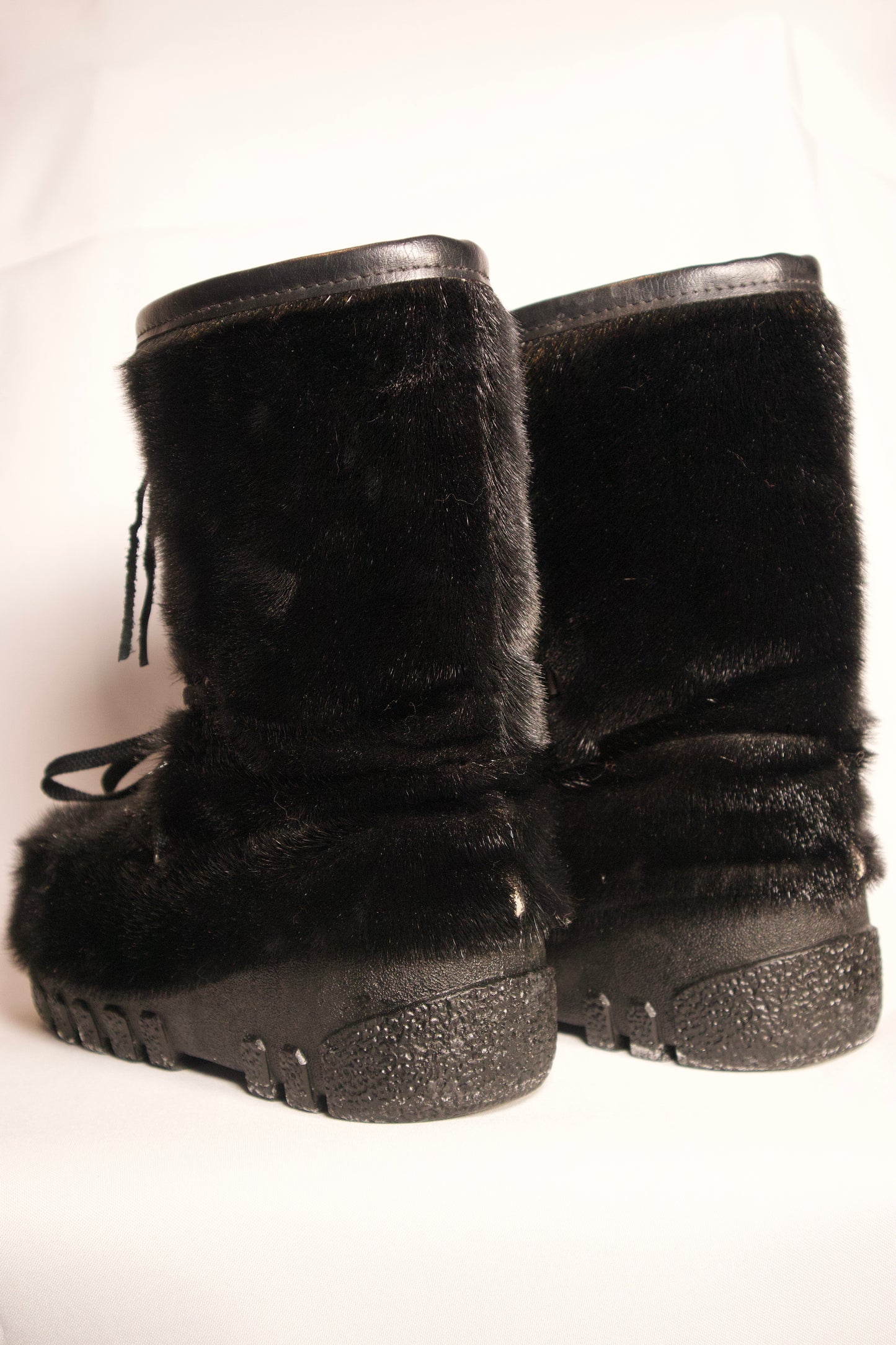 BOTTES DE POIL NOIR