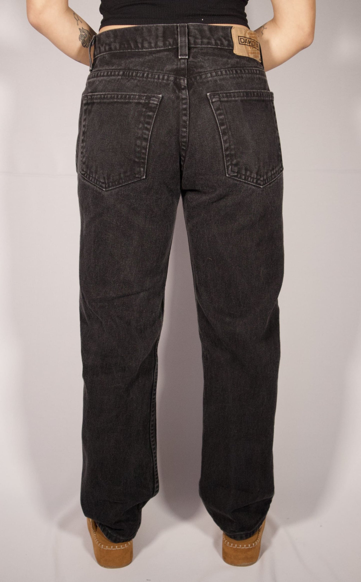PANTALON DENIM	 NOIR