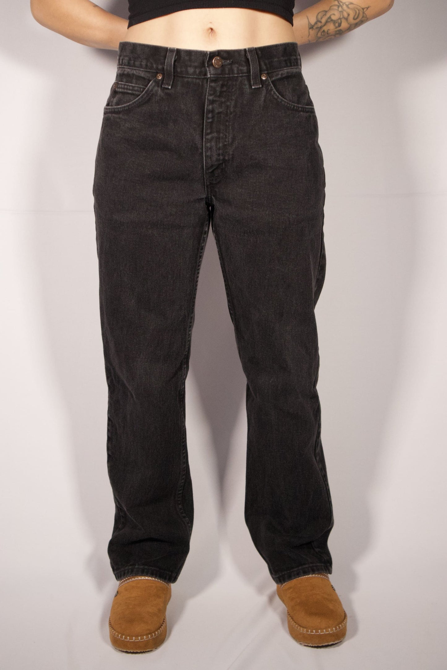 PANTALON DENIM	 NOIR