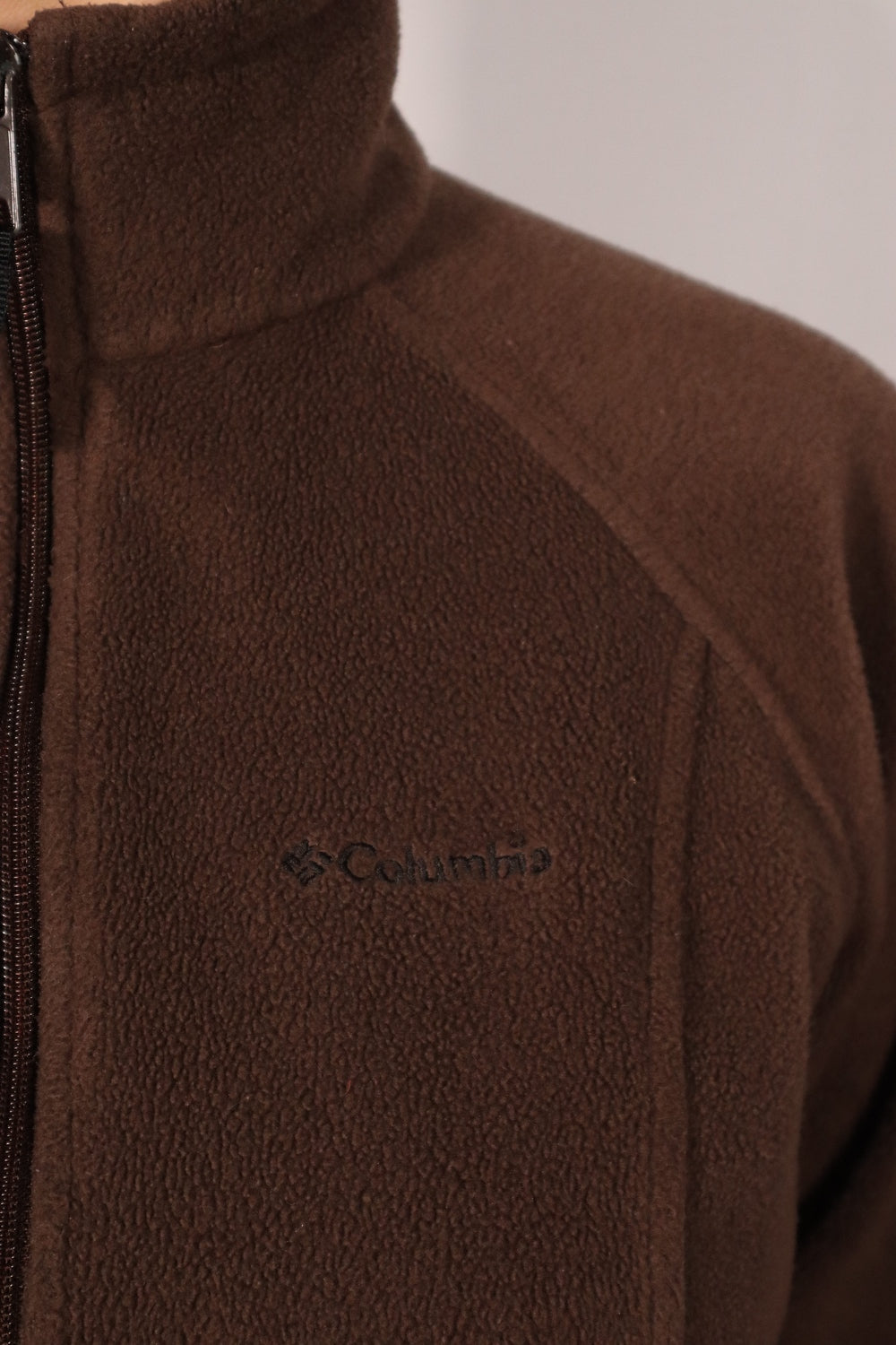 VESTE EN MOLLETON BRUN