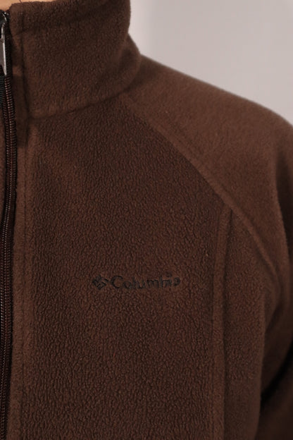 VESTE EN MOLLETON BRUN