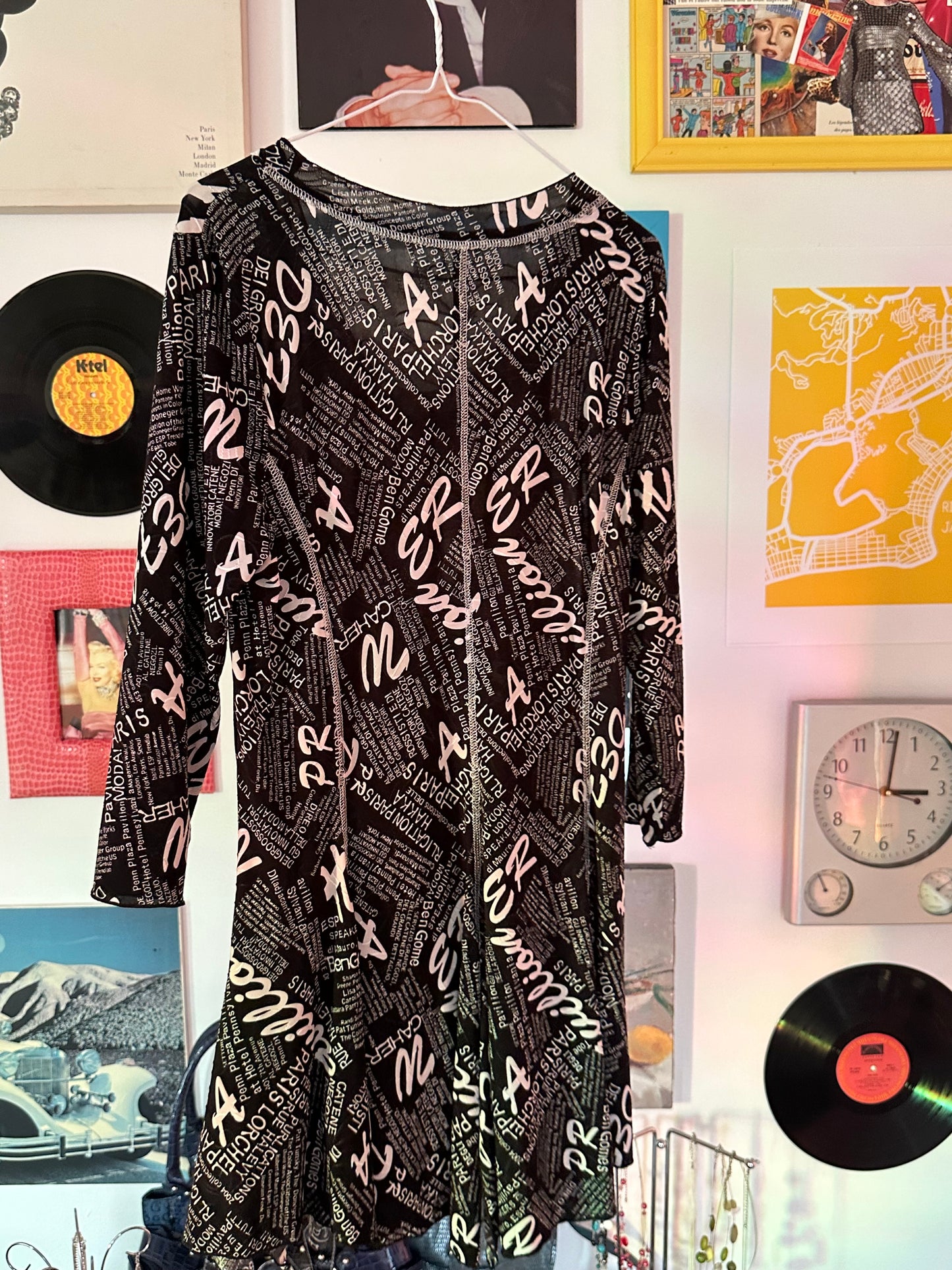 ROBE VINTAGE NOIR