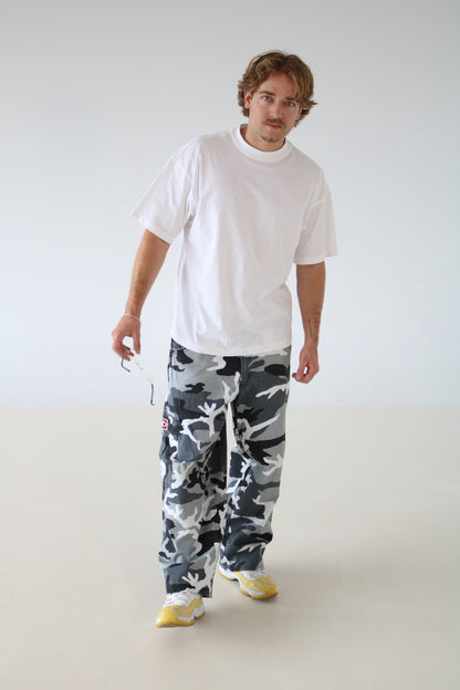 PANTALONS CARGO ARMÉ NOIR ET BLANC