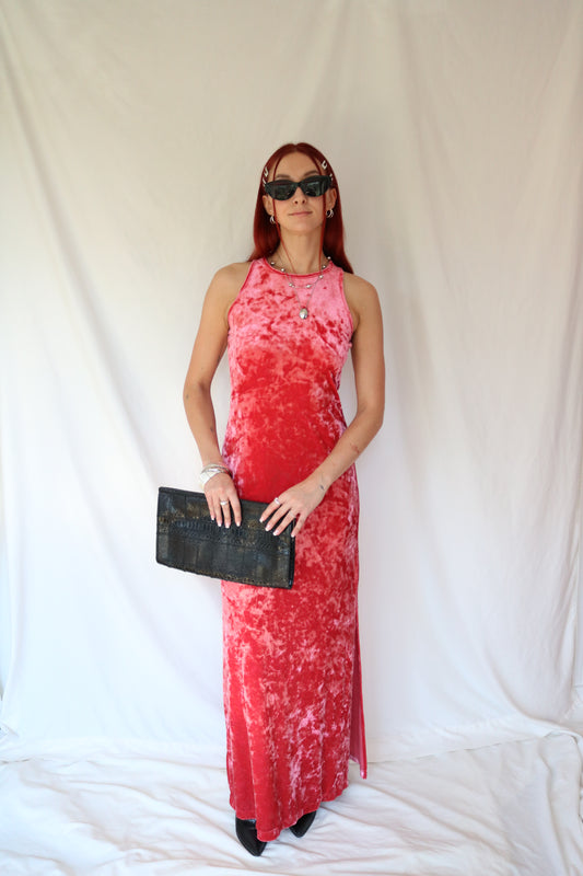 ROBE VELVET ROSE