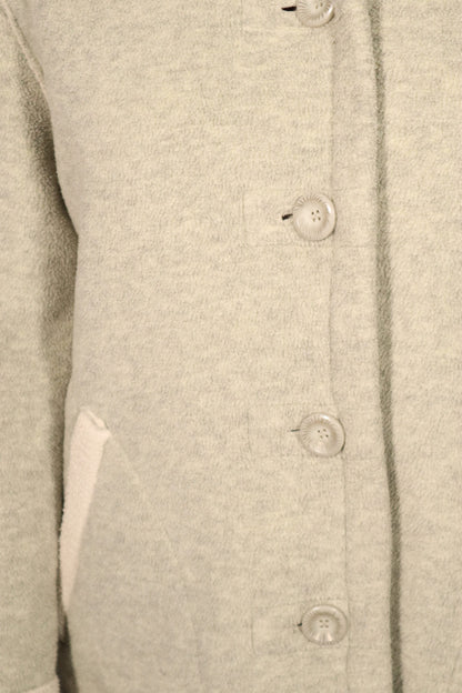 VESTE GRISE EN MOLLETON