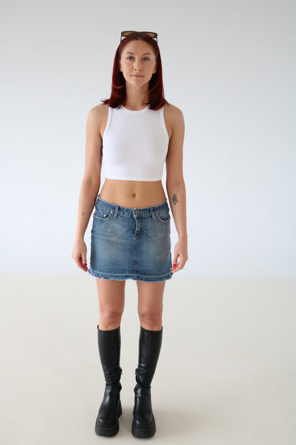 MINI JUPE EN JEANS