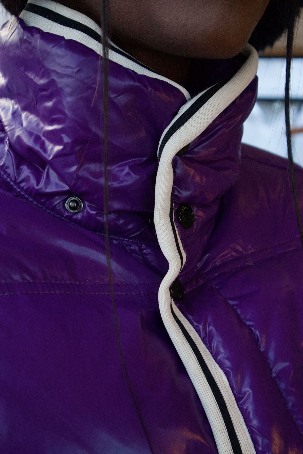 MANTEAU PUFFER MAUVE