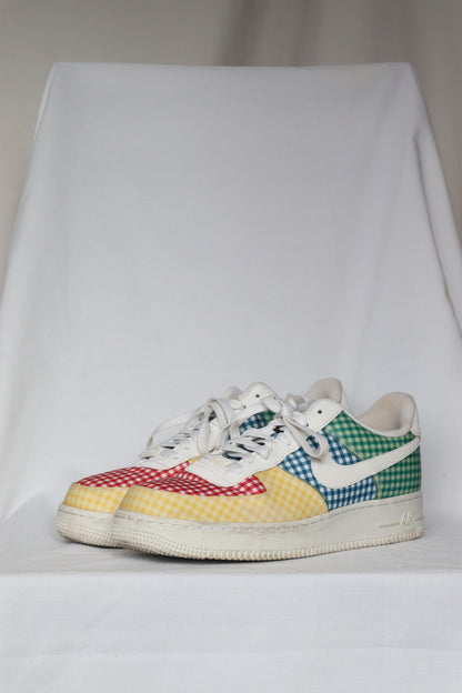 SNEAKERS COLORÉS AU MOTIFS VICHY