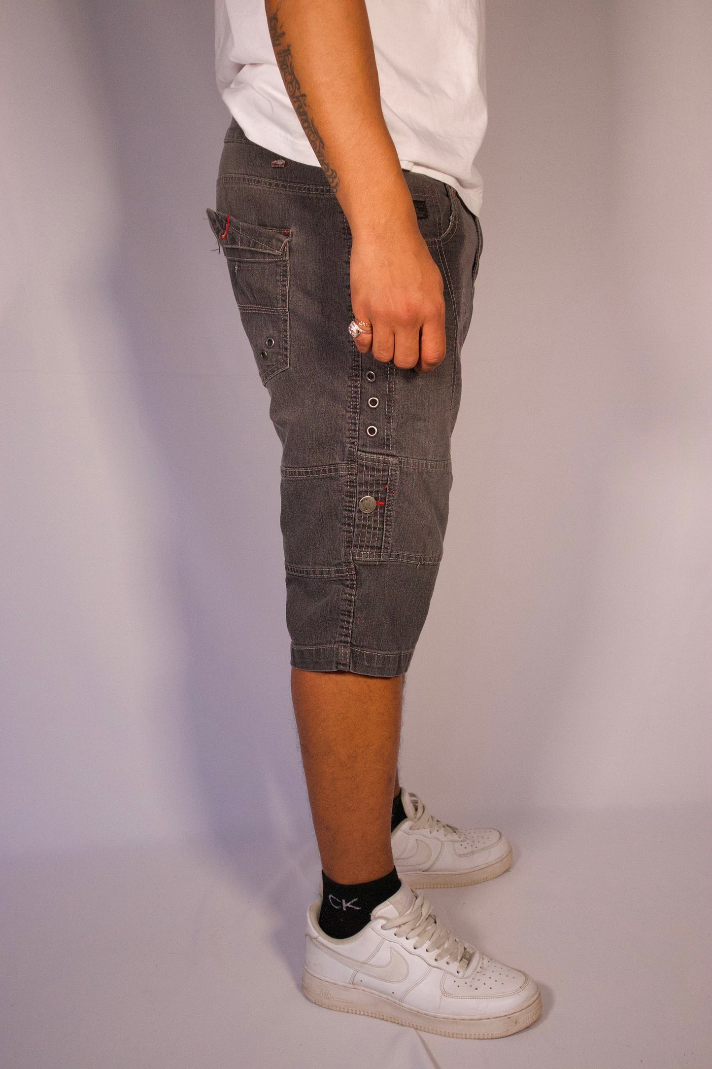 SHORTS CARGO GRIS