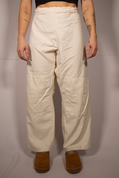PANTALON CRÈME PORTEFEUILLE