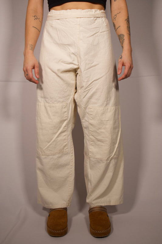 PANTALON CRÈME PORTEFEUILLE