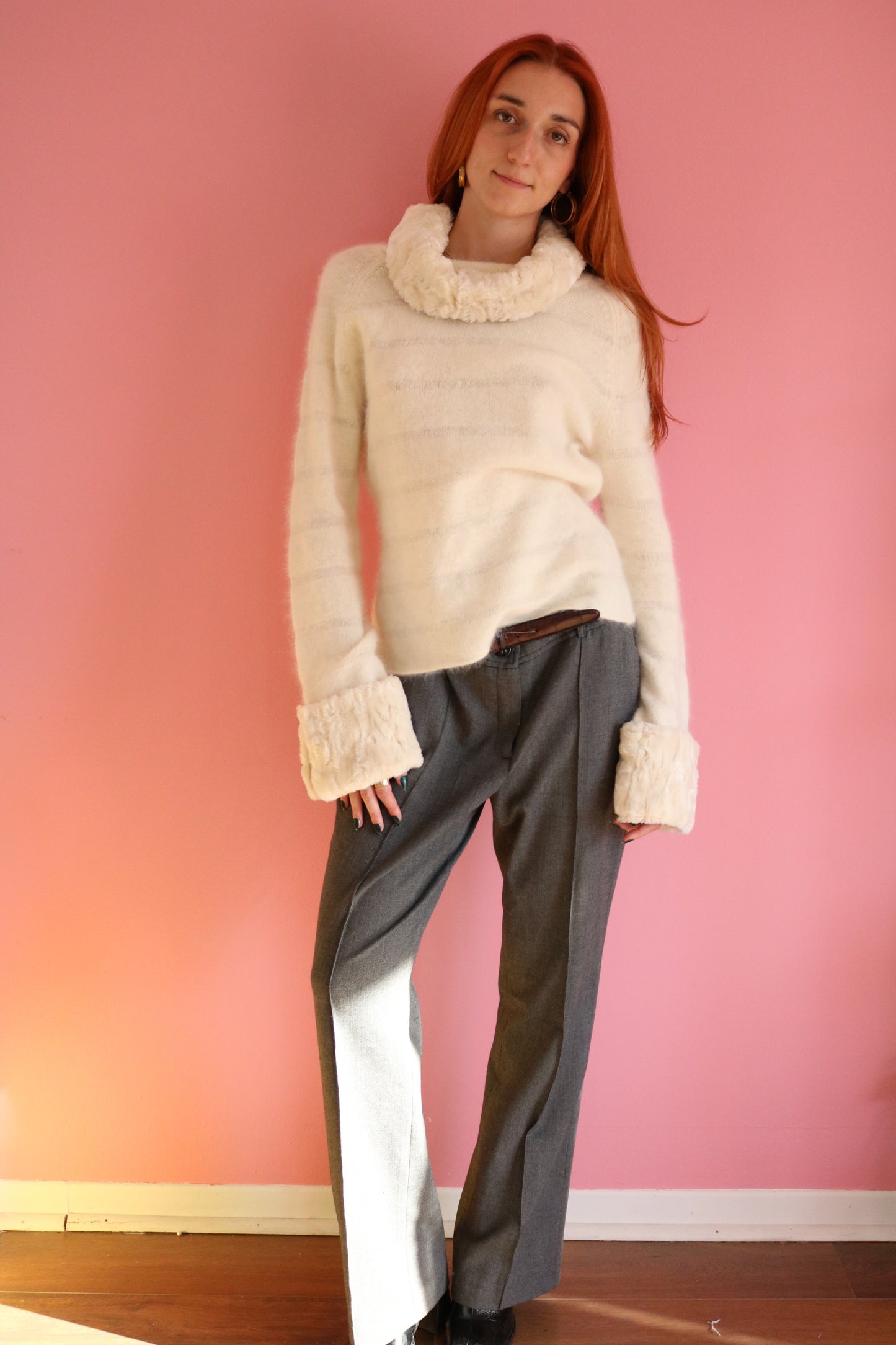 PANTALON TAILLEUR GRIS