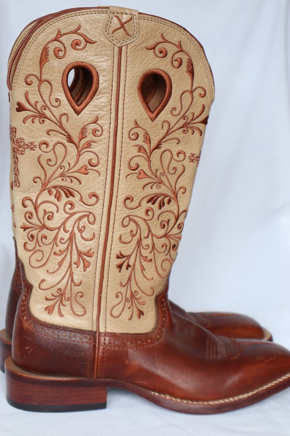 bottes de cuir 