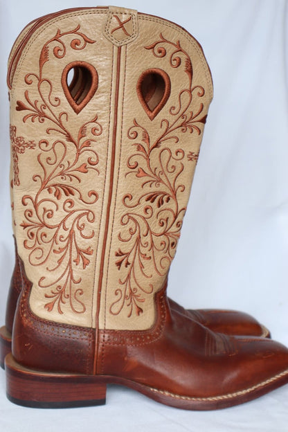 bottes de cuir 