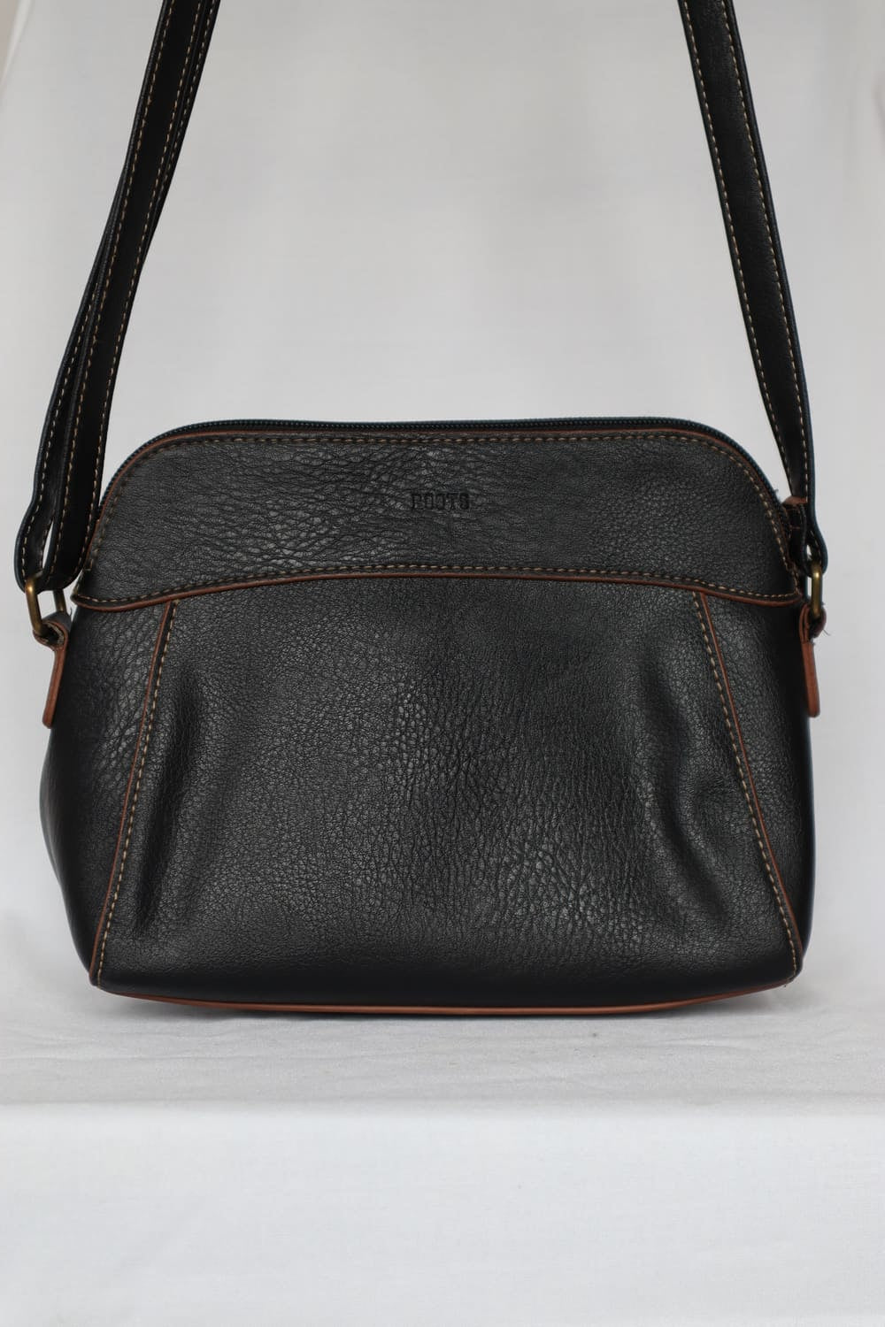 Sacoche en cuir noir
