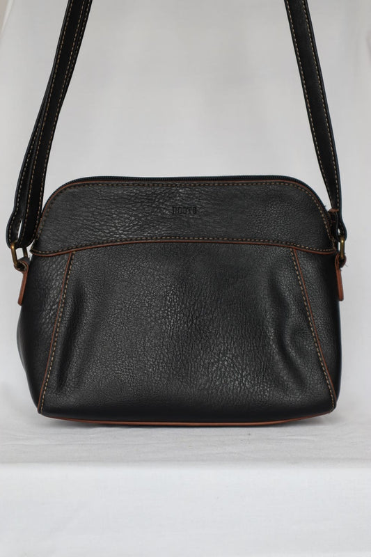 Sacoche en cuir noir