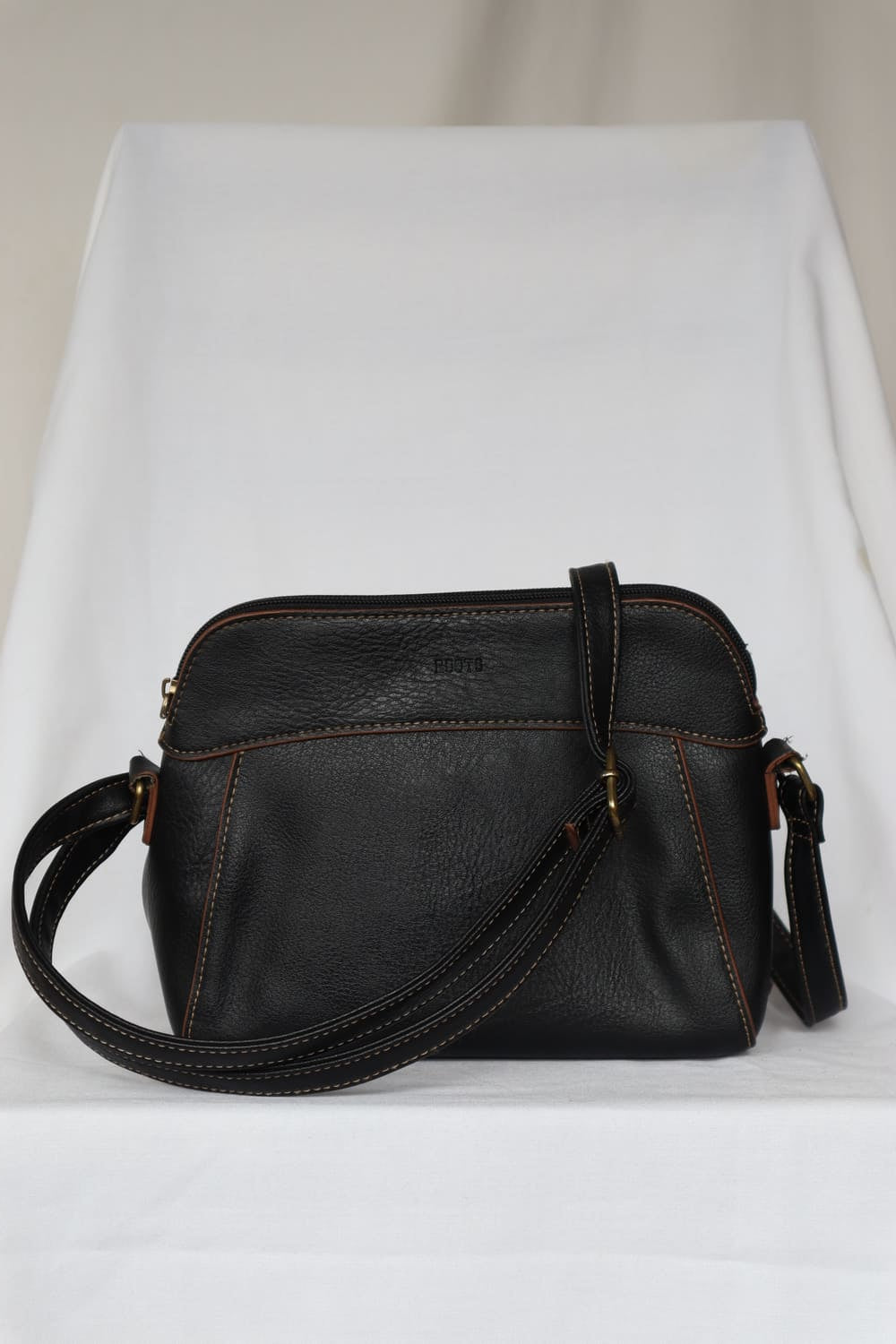 Sacoche en cuir noir