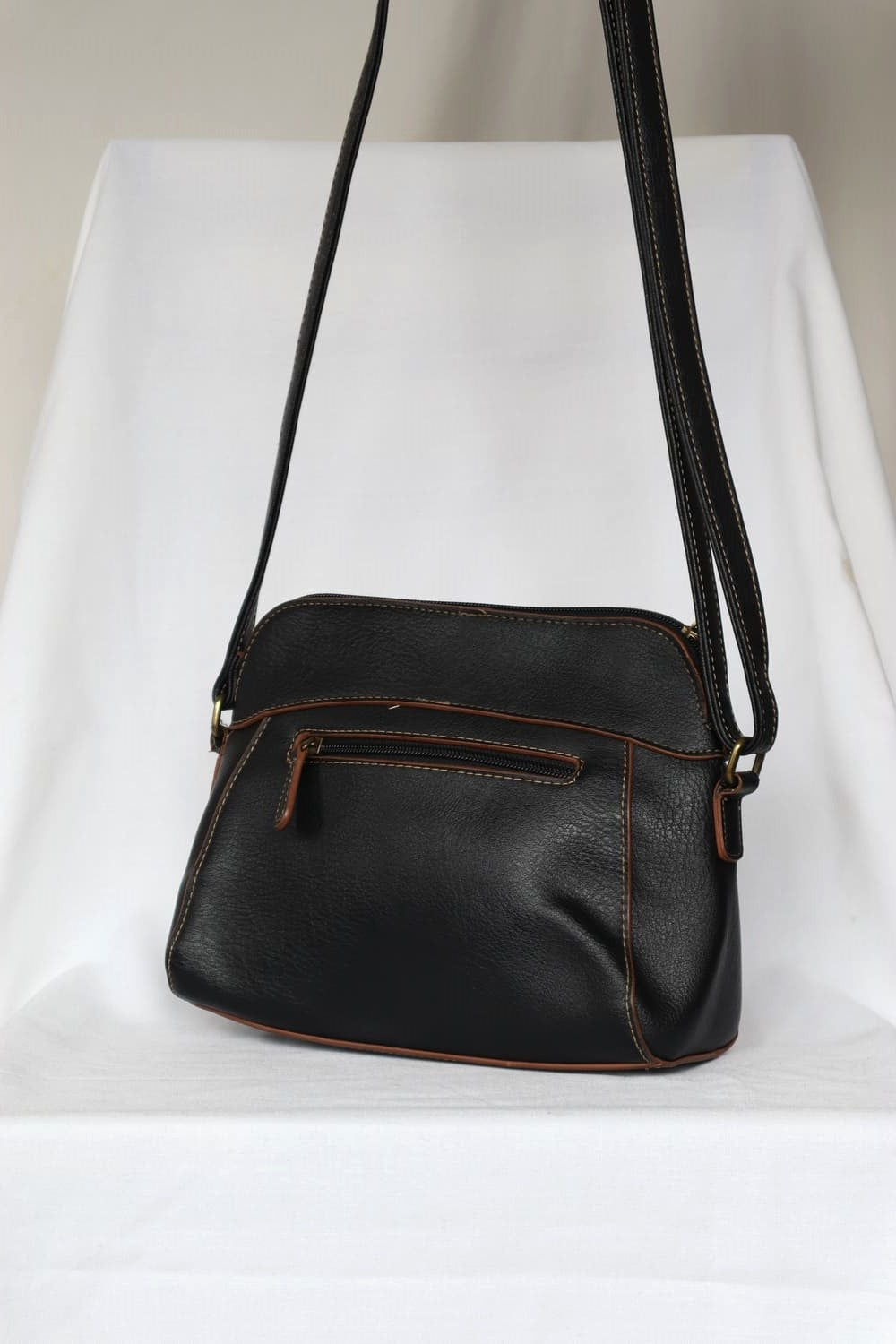 Sacoche en cuir noir