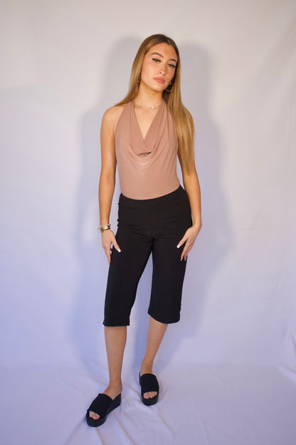 PANTALON CAPRI NOIR