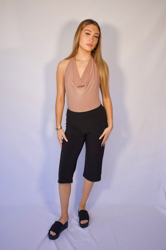 PANTALON CAPRI NOIR