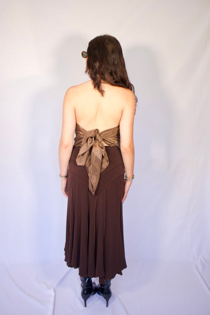 JUPE BRUNE BOHÈME