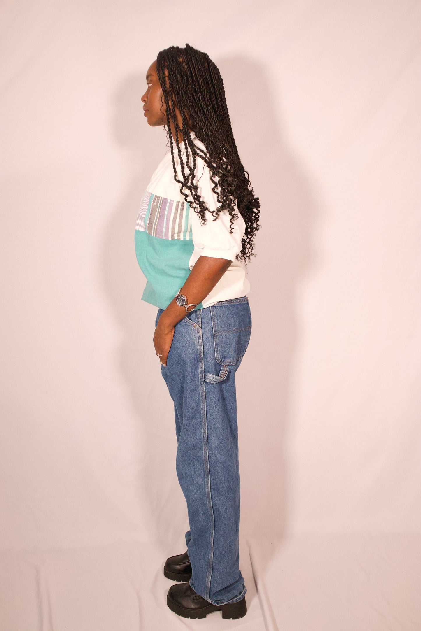 chandail vintage vue de profil