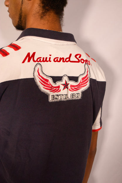 détail broderie Maui and Sons