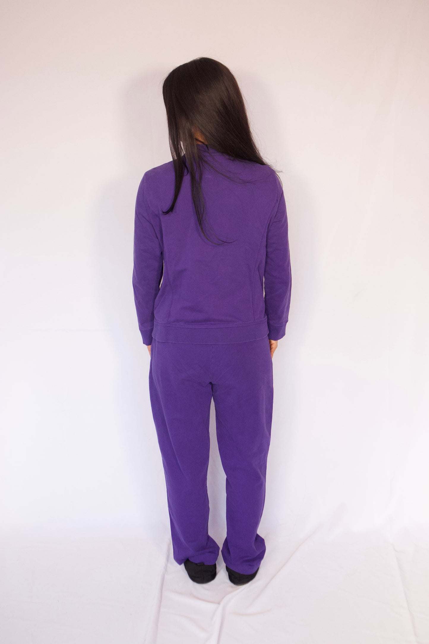 ensemble violet vue de dos