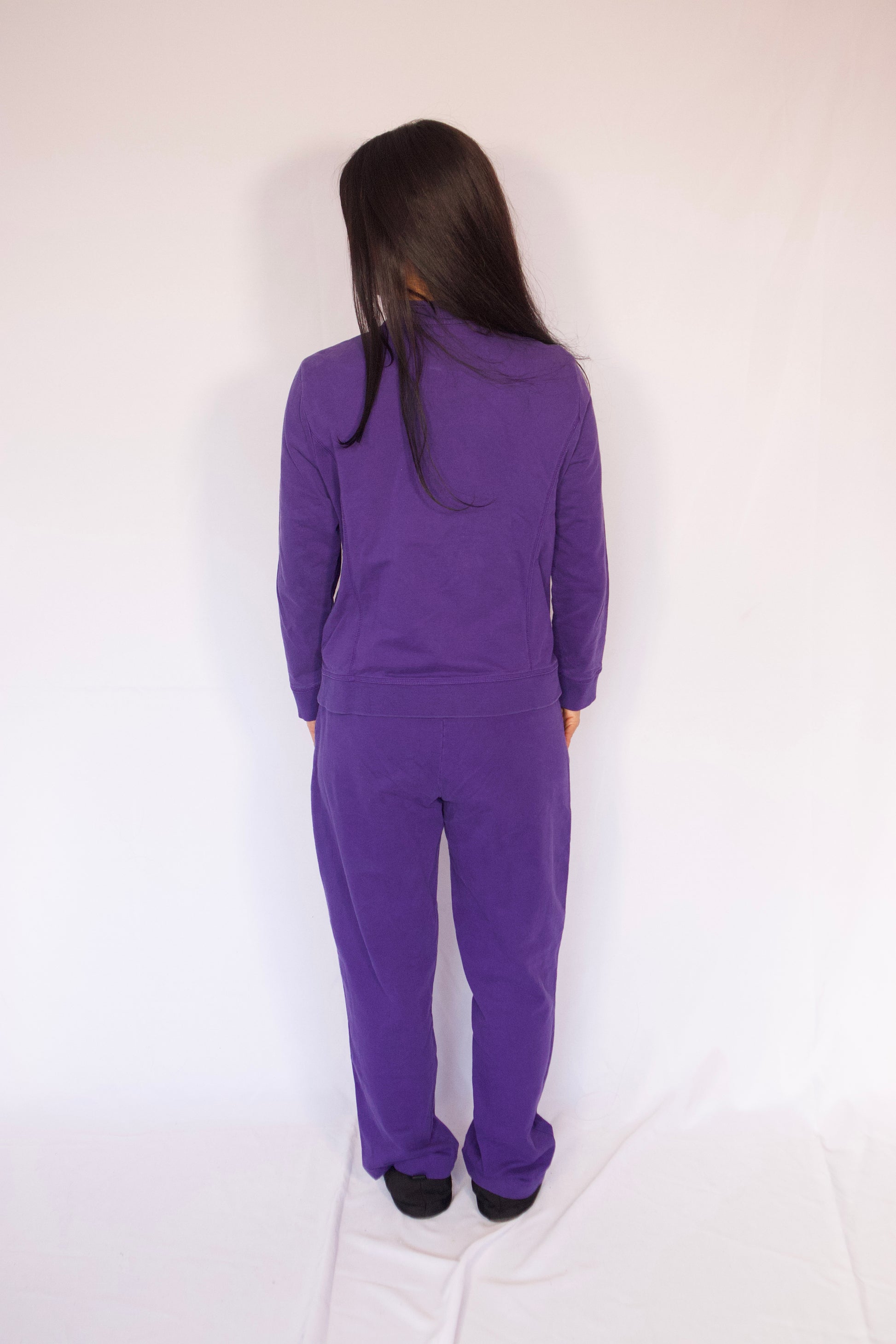 ensemble violet vue de dos