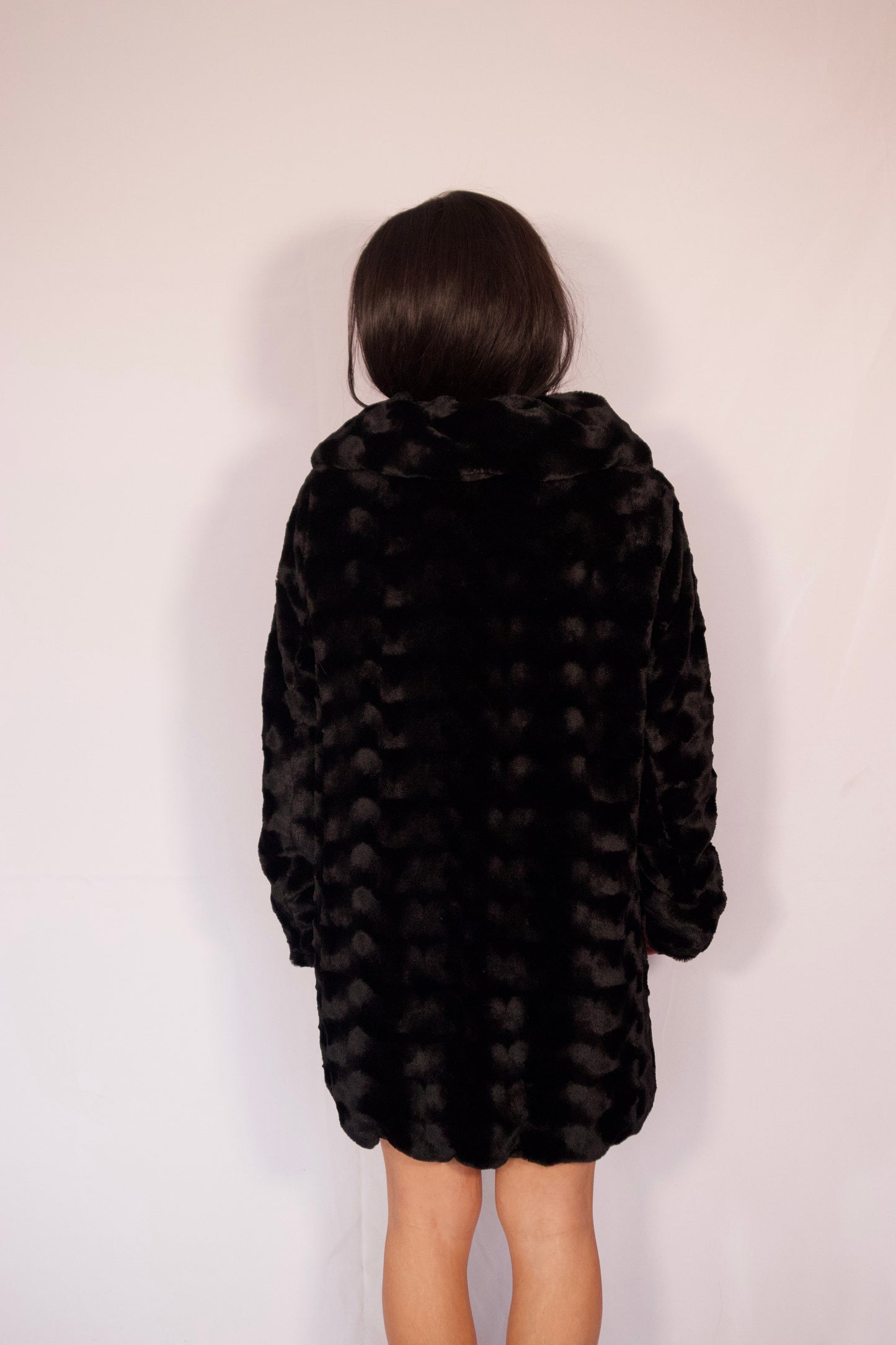 manteau fourrure vue de dos