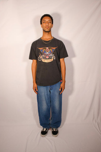 t-shirt Harley Davidson baggy vue de face