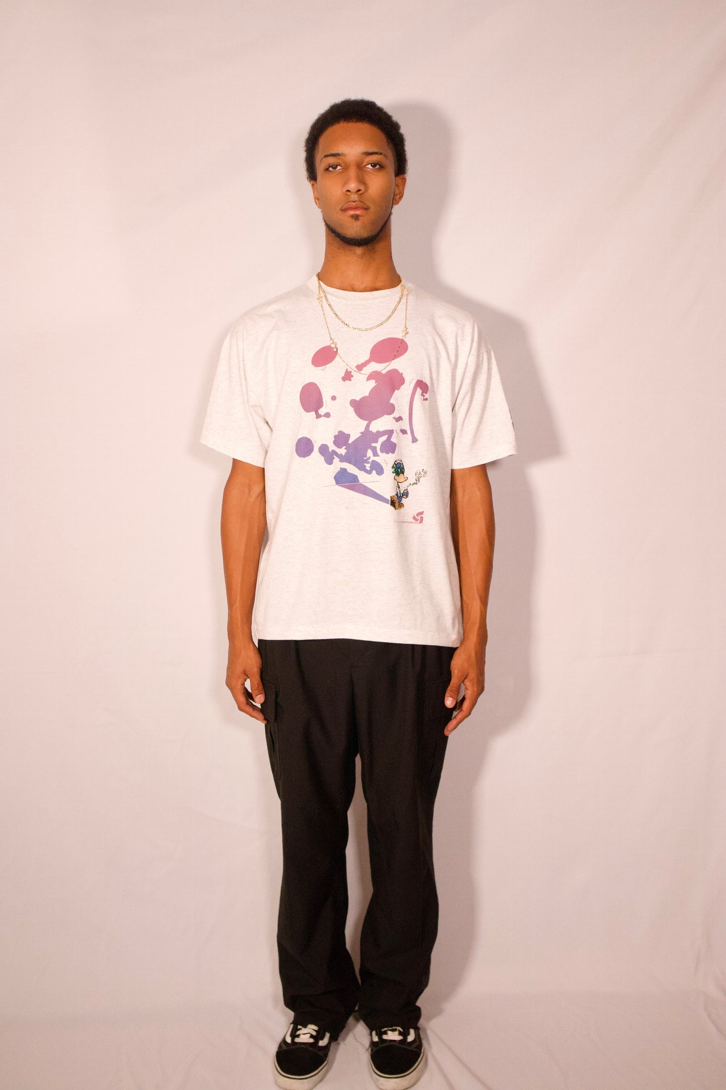 t-shirt gris vue de face