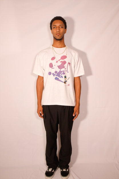 t-shirt gris vue de face