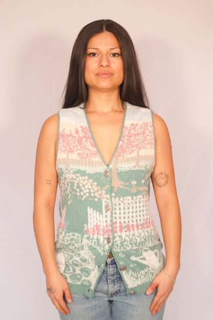 veste vintage pastel Northern Reflection vue de face